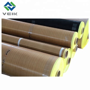 High temperature brown color PTFE Fiberglass Cloth Adhesive tape