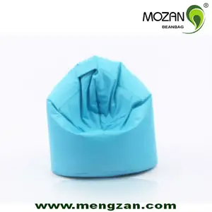 Bleu marine polyester nouvelle conception poinçon canapé pouf, pouf chaise