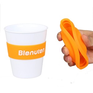 12 oz reutilizables sola pared doble pared taza de café con tapa y cubierta <span class=keywords><strong>del</strong></span> silicio - Product Image 1