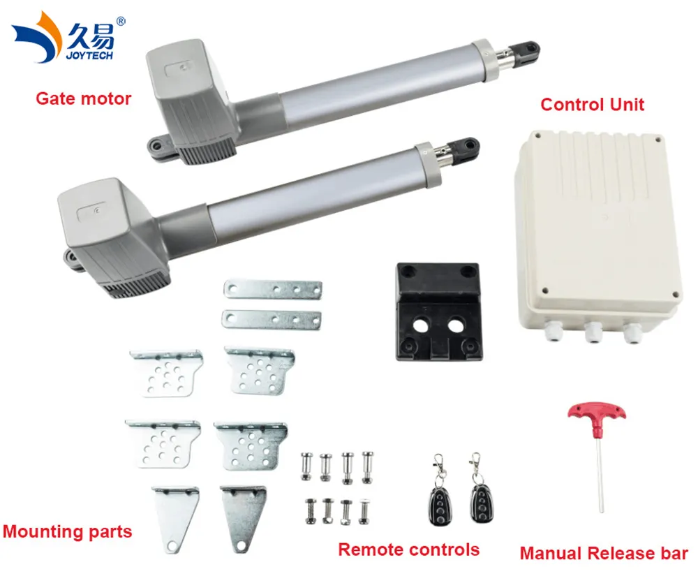 Motor de puerta oscilante eléctrica, PK300DC, Autogate, brazos oscilantes, operador de puerta oscilante