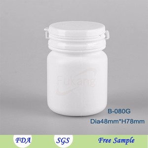 Custom Cheap High Quality Capsule <strong>Container</strong> 80Ml Clear Empty Supplement Vitamin Capsule <strong>Pill</strong> Plastic Bottle for Packaging - Product Image 3