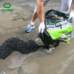 Go green asphalto pothole reparo ambiental amigável mistura de asphalto frio