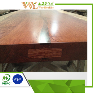 Table en bois massif de luxe haut de gamme en bois de <span class=keywords><strong>bubinga</strong></span>, table en bois rouge massif, best-seller - Product Image 5