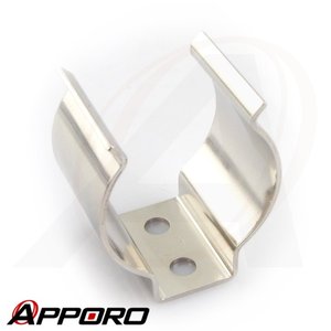 SK7 Nickel Plated Flat Mounting Spring <b>Clip</b> for Sheet Metal Fabrication Stamping and Bending Manufacturing Parts - Product Image 2