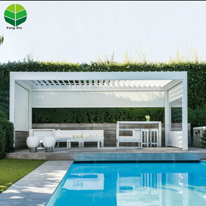 Handelsverzekering Openen En Sluiten Dak Louver Tuinhuisje Pagola Metalen Aluminium <span class=keywords><strong>Pergola</strong></span> Tuin Decoraties Zwembad Etc - Product Image 2