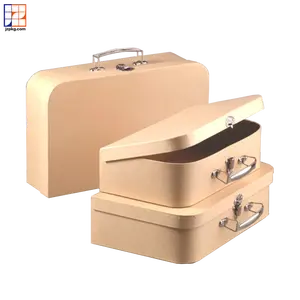 ブラウンクラフト紙マッシュネスティングスーツケースボックスJinzheng包装OEMギフト & クラフト、おもちゃ包装および保管リサイクル可能JZ-C005