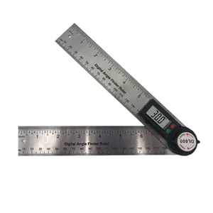 # DL600 Dimensionale Hoek Meetinstrumenten 7 Inch 20 Cm Lengte Rekenliniaal Elektrische Gradenboog Digitale Hoekzoeker Gauge