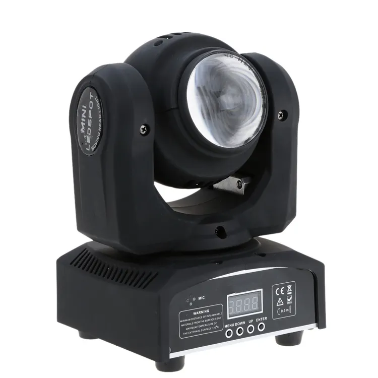 Projecteur de lumière à faisceau tête mobile, 2x10w RGBW 4 en 1 DJ