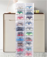 Boîte à chaussures en plastique transparente boîte cadeau transparente personnalisée en PVC boîte pour animaux de compagnie