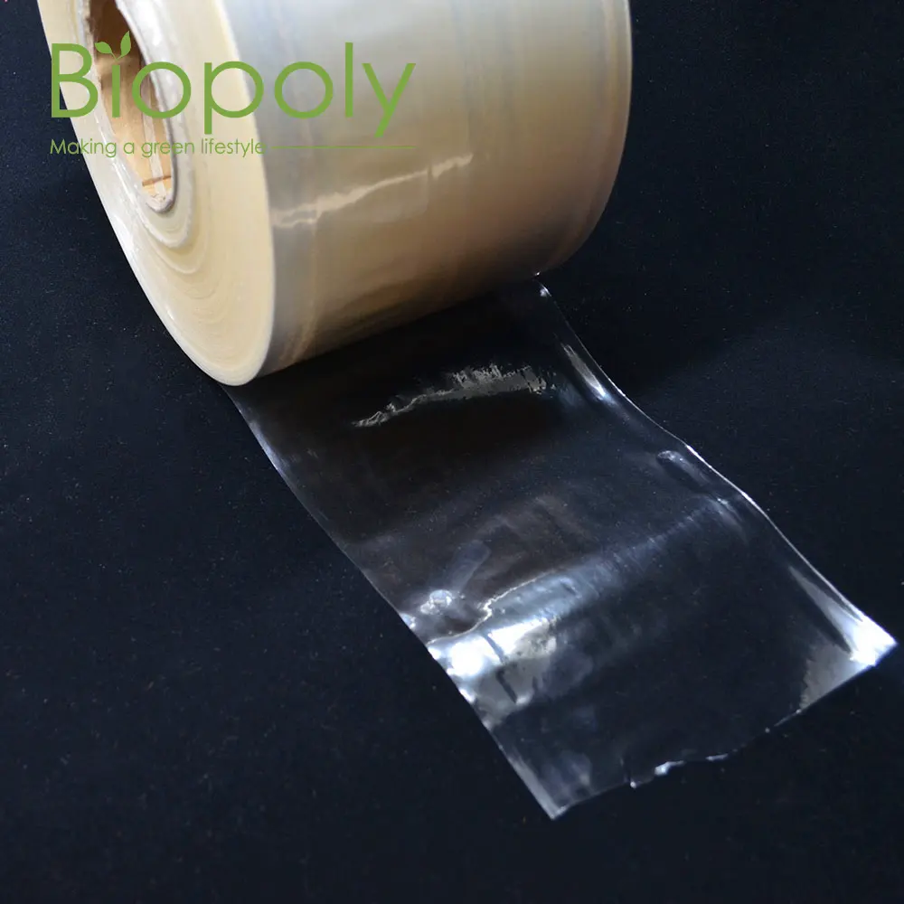 Termica calda 100% biodegradabile PLA pellicola per il calore di tenuta macchina imballatrice