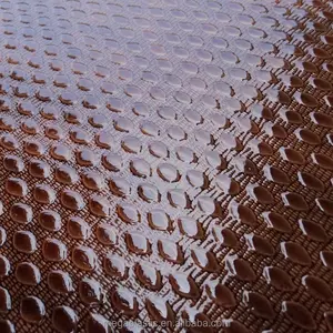 Finished genuine water snake skin leather for shoes