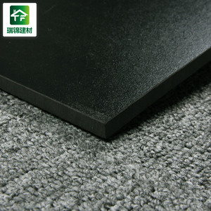 Filipinas esmaltado negro Baño de cerámica baldosas de porcelana súper negro <span class=keywords><strong>mate</strong></span> baldosas de cerámica 60x60 - Product Image 5