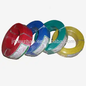 Factory wholesale price CCC certified 1.5mm2 Green Red Blue Yellow Color Bare Copper Cable Power customized size products