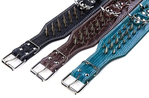 Çivili Pet yaka deri geniş köpek deri yaka sivri - Product Image 5
