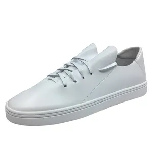 Uniworld Vietnam fabrika özelleştirilmiş beyaz veya siyah İspanya deri rahat ayakkabı erkek ayakkabı ayakkabı sneakers