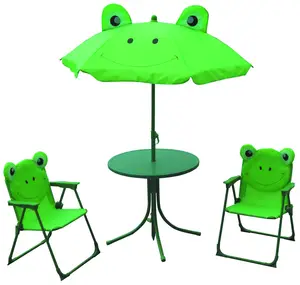Hot selling kids folding chair umbrella and table used for garden and beach