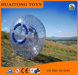 Bola de agua inflable transparente de PVC TPU de gran oferta con persona dentro de la bola comercial Zorb - Product Image 2
