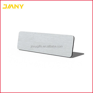 Blank <strong>Name</strong> Plated Tag Custom Logo Gold Brushed Metal Staff <strong>Work</strong> Number Sublimation <strong>Name</strong> <strong>Badge</strong> with Magnet Backing Clothing Pin - Product Image 5
