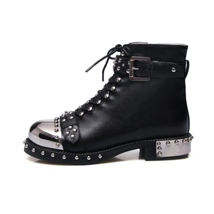 metal stud boots