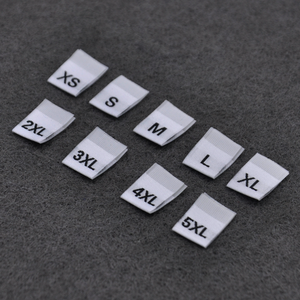 Etiqueta tejida <span class=keywords><strong>para</strong></span> <span class=keywords><strong>ropa</strong></span>, tamaño estándar, barata - Product Image 4