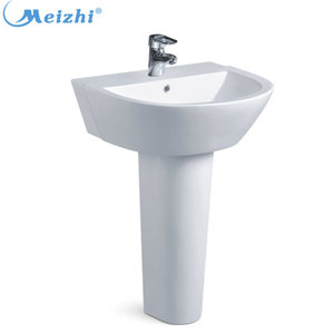 Grande taille sanitaires ronde <span class=keywords><strong>salle</strong></span> <span class=keywords><strong>de</strong></span> <span class=keywords><strong>bain</strong></span> lavabo sur colonne - Product Image 1