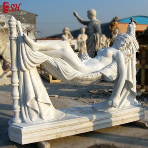 Famoso Marmo Donna Nuda Statua di Pietra Per La Vendita