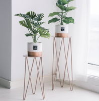 Nid d'accent décoratif intérieur/extérieur, pièces en fer forgé métallique rond pour plantes en pot, accessoires d'affichage