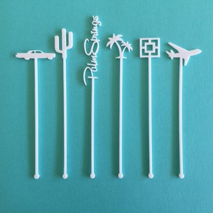 Venta al por mayor de acrílico láser de corte para cóctel palos, palos lucite revolver, agitadores de la <span class=keywords><strong>bebida</strong></span> de plexiglás - Product Image 2