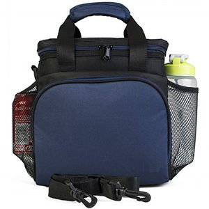 एडजस्टेबल स्ट्रैप हैंडल के साथ लंच बैग ऑफिस काम करने वाले पुरुषों की लड़कियों के लिए 600 डी सामग्री - Product Image 1