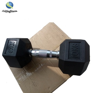 Custom <strong>40kg</strong> Hex Rubber <strong>Dumbell</strong> From China - Product Image 6