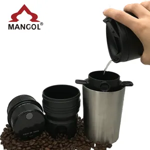 Paslanmaz çelik elektrikli Kahve Değirmeni Taşınabilir espresso kahve makinesi USB Şarj Edilebilir