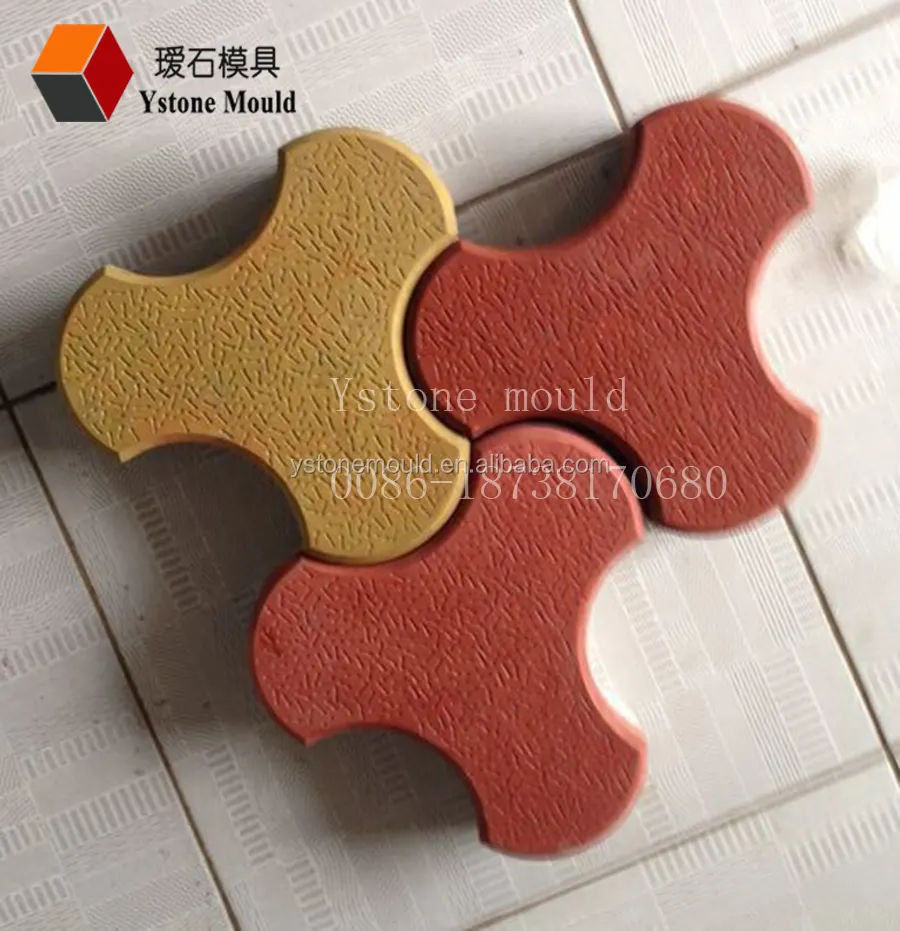 rubber mould for concrete block pavement brick