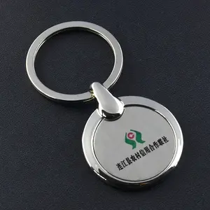 Promotion Personalized Customized Logo Wholesale Blank Metal Rectangle Promotion Keyring