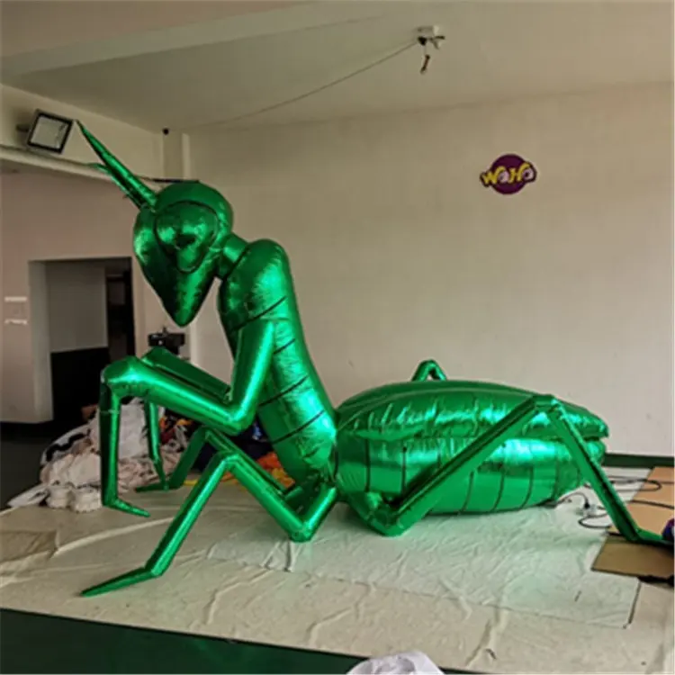 विशाल आउटडोर inflatable कीट मॉडल हरी यथार्थवादी कीट inflatable उदय बिक्री के लिए एक प्रकार का कीड़ा