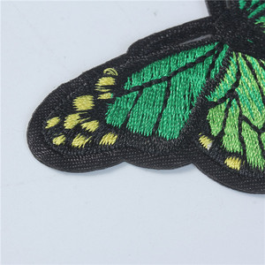 Beautiful butterfly Embroidery Patch <strong>Laser</strong> <strong>Cutting</strong> <strong>Machine</strong> Custom logo Iron on Sew on Stick on Patches for Clothes