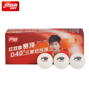 国际锦标赛 ITTF 认可 ABS 塑料白色 wih seamed 40 + dhs 3 星级乒乓球