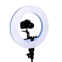 Anneau lumineux LED dimmable de 18 pouces pour la photographie et la vidéo, équipement d'éclairage photographique essentiel