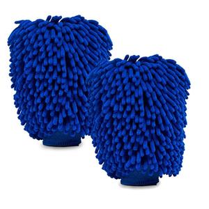 Manopla de limpieza de <span class=keywords><strong>coche</strong></span> de microfibra de chenilla con logotipo personalizado de alta calidad Manopla de lavado sin arañazos Premium para coches - Product Image 2