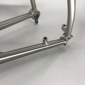 Cadre de vélo de route ovale en <span class=keywords><strong>titane</strong></span> complet, nouveau design OEM, - Product Image 5