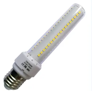 G24 GX24 E27 bodi paduan aluminium dasar e27 AC85-265v lampu jagung led 10w