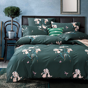 KOSMOS ropa de <span class=keywords><strong>cama</strong></span> 300 t de impresión al por mayor de la hoja de <span class=keywords><strong>cama</strong></span> de algodón impreso juego de funda Nórdica - Product Image 2