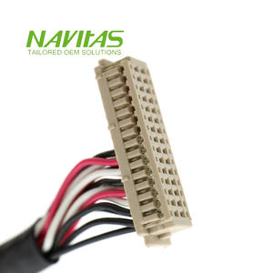 Câble LVDS blindé à paires torsadées 30 broches OEM Hirose HIF3BA-20D-2.54C DF13-30DS-1.25C - Product Image 2