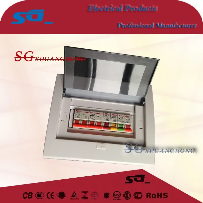 TSM 2 4 6 8 12-36 P métal boîte de disjoncteur en plastique en métal de couverture de boîte De Distribution D'énergie équipement