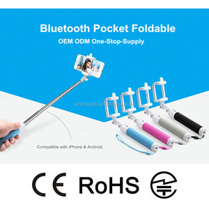 2015 usine d'alimentation sans fil <span class=keywords><strong>bluetooth</strong></span> <span class=keywords><strong>selfie</strong></span> bâton monopode avec obturateur à distance pour <span class=keywords><strong>iphone</strong></span> et Andriod - Product Image 4