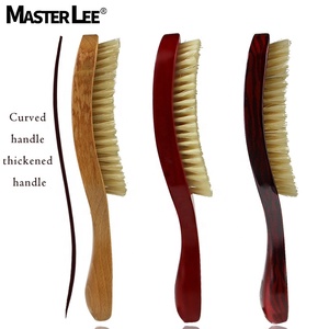 Spazzola per capelli <span class=keywords><strong>con</strong></span> spazzola per baffi in setola 360 onda <span class=keywords><strong>barba</strong></span> <span class=keywords><strong>con</strong></span> manico in legno personalizzato in legno - Product Image 3