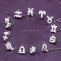 Breloques du zodiaque en argent Sterling 2020, pour Bracelet et collier, signe des douze Constellations, DIY, nouveau Design, 925