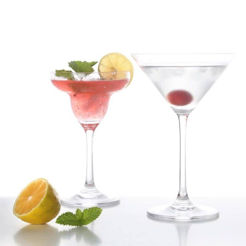 Unique Stem Transparent Cocktail Martini Glass Cup Drinking Glass