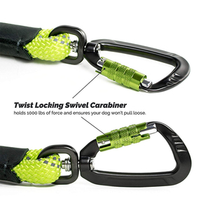 Correa de Nailon Inspirada en el Escalismo para Perros de Razas Medianas/Grandes, Doble Asa de Control, Costuras Reflectantes, Cintas Personalizadas - Product Image 2