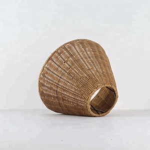 Antique Cone Eco Friendly <strong>Bamboo</strong> Lampshade <strong>Bamboo</strong> Woven Table <strong>Lamp</strong> <strong>Shade</strong> for Living Room Bedside - Product Image 4