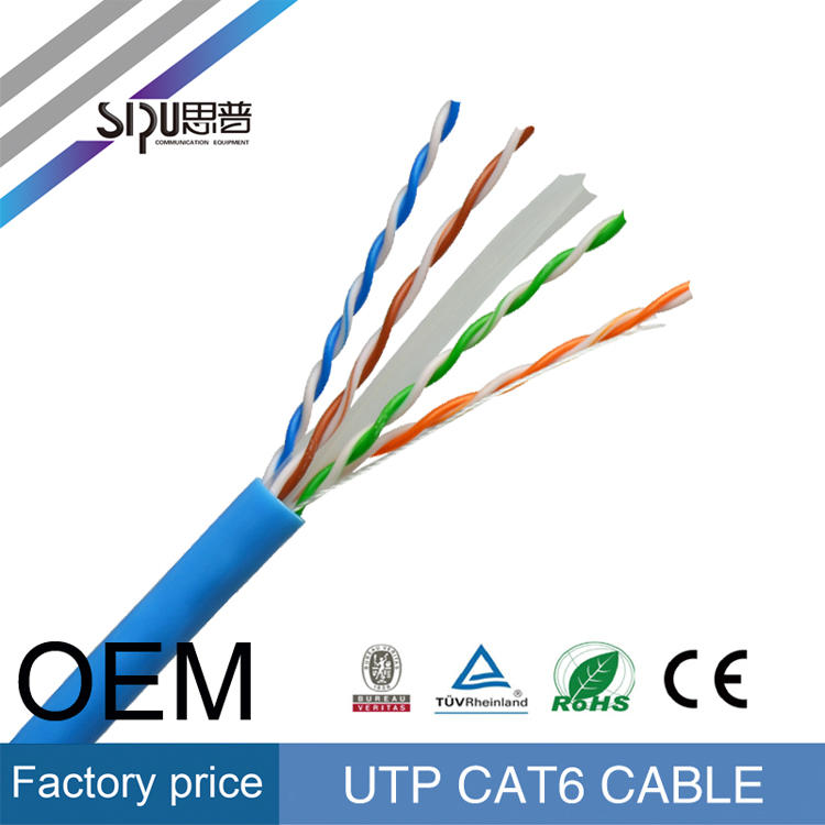 SIPU utp cat 6 ethernet сети интернет 4pr хорошо cat6 кабель 305 м цена рулона
